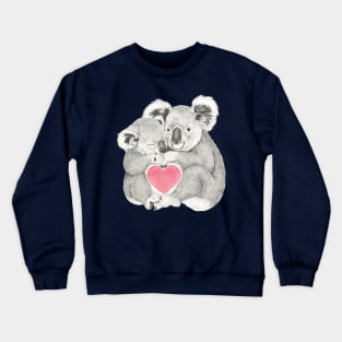 Koalas Love Hugs Crewneck Sweatshirt